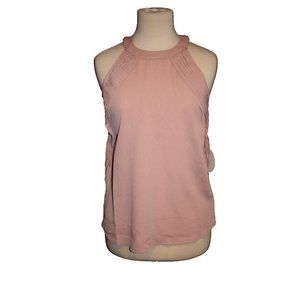 Milk & Honey Women's Size Small Blush Pink Career Work Tank Shirt Blouse NEW NWT